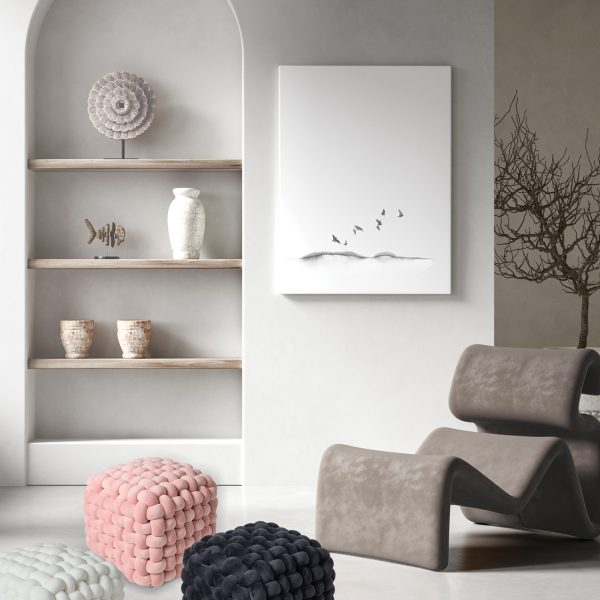 Das Home Διακοσμητικό Πουφ 43x43x40 2271 Black - Image 11