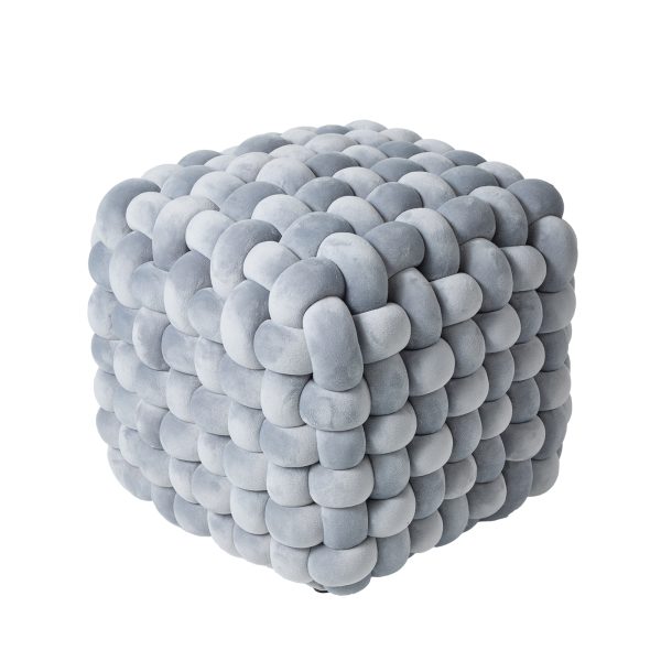 Das Home Διακοσμητικό Πουφ 43x43x40 2272 Grey - Image 10