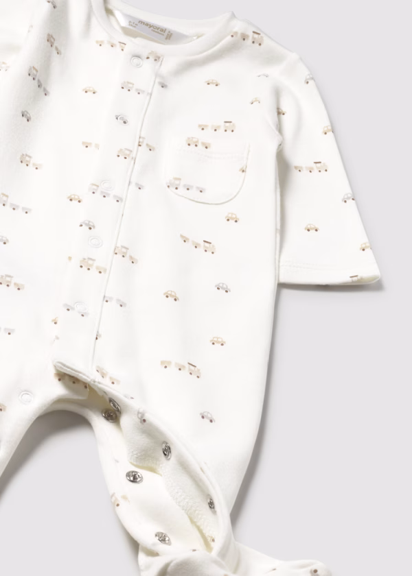 Mayoral Σετ 2 Τμχ. Βρεφικό Φορμάκι Μακρυμάνικο Ινερλόκ 2714 Μπεζ - Image 4