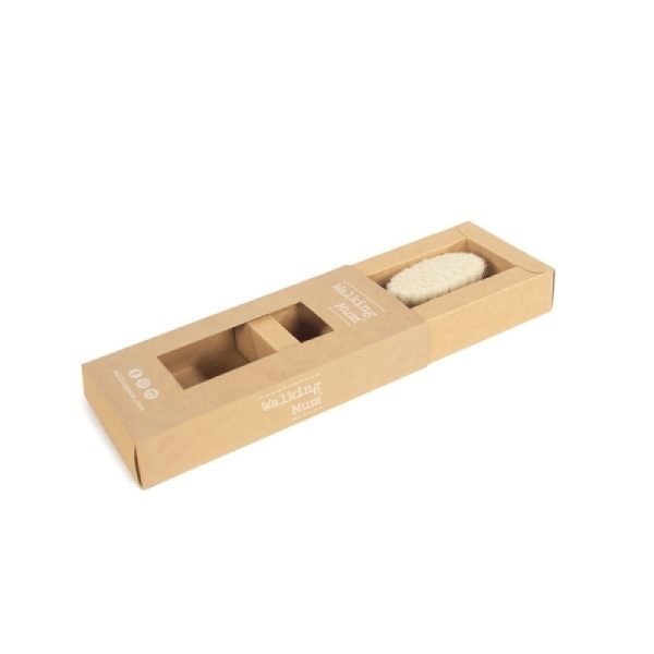 Walking Mum Βρεφική Βούρτσα Με Φυσική Τρίχα Ροζ - Image 5