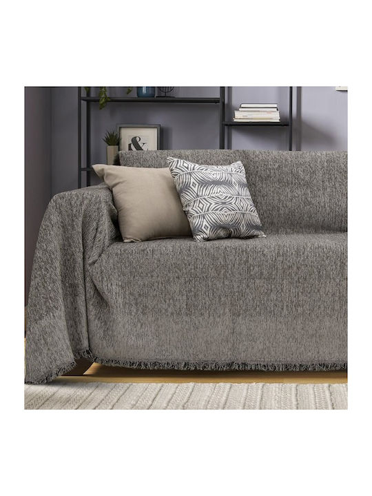 Lino Home Ριχτάρι Τριθέσιου Καναπέ 180x300 Malta Elephant