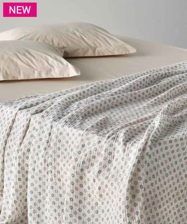 Kentia Κουβέρτα Βαμβακερή Μουσελίνα Υπέρδιπλη 220x240 Trubi 14A - Image 4