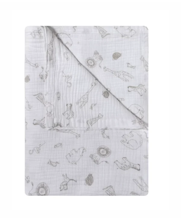 Kentia Κουβέρτα Βαμβακερή Μουσελίνα Μονή 160x240 Canopy A - Image 4