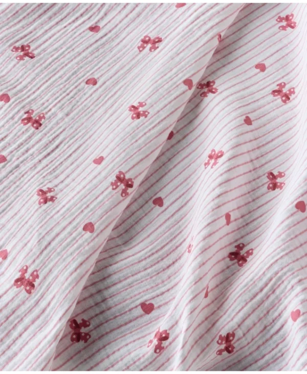 Kentia Κουβέρτα Βαμβακερή Μουσελίνα Κούνιας 100x140 Loft Sassy A - Image 4