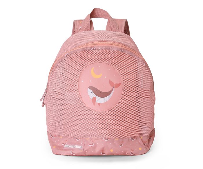Monnëka Σακίδιο Παραλίας Με Δίχτυ Whale Pink