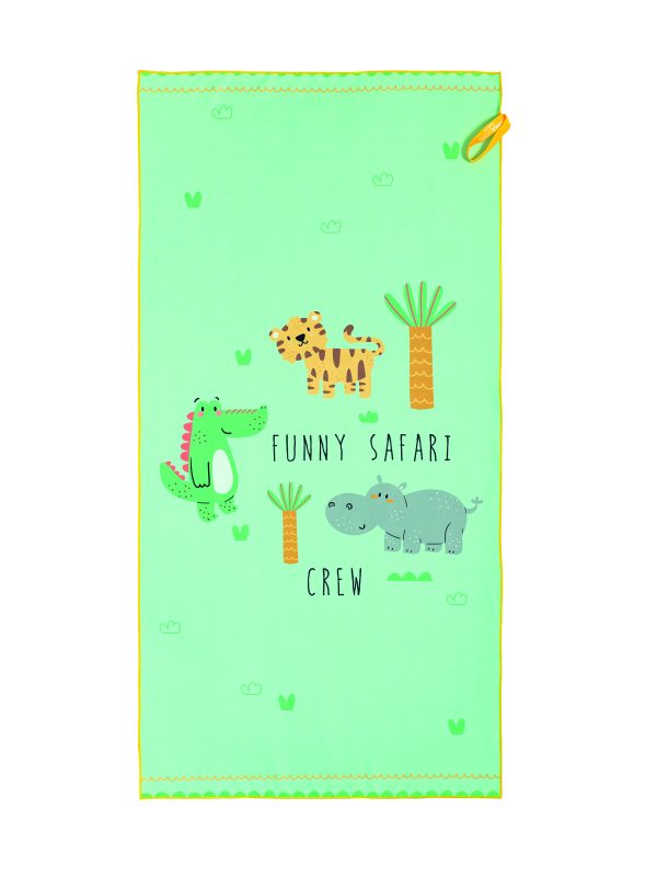 Nima Kids Πετσέτα Θαλάσσης 70x140 Micro Funny Safari - Image 4