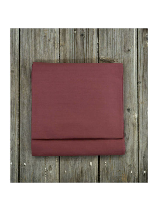 Nima Home Σεντόνι Ημίδιπλο 180x260 Unicolors Terracota