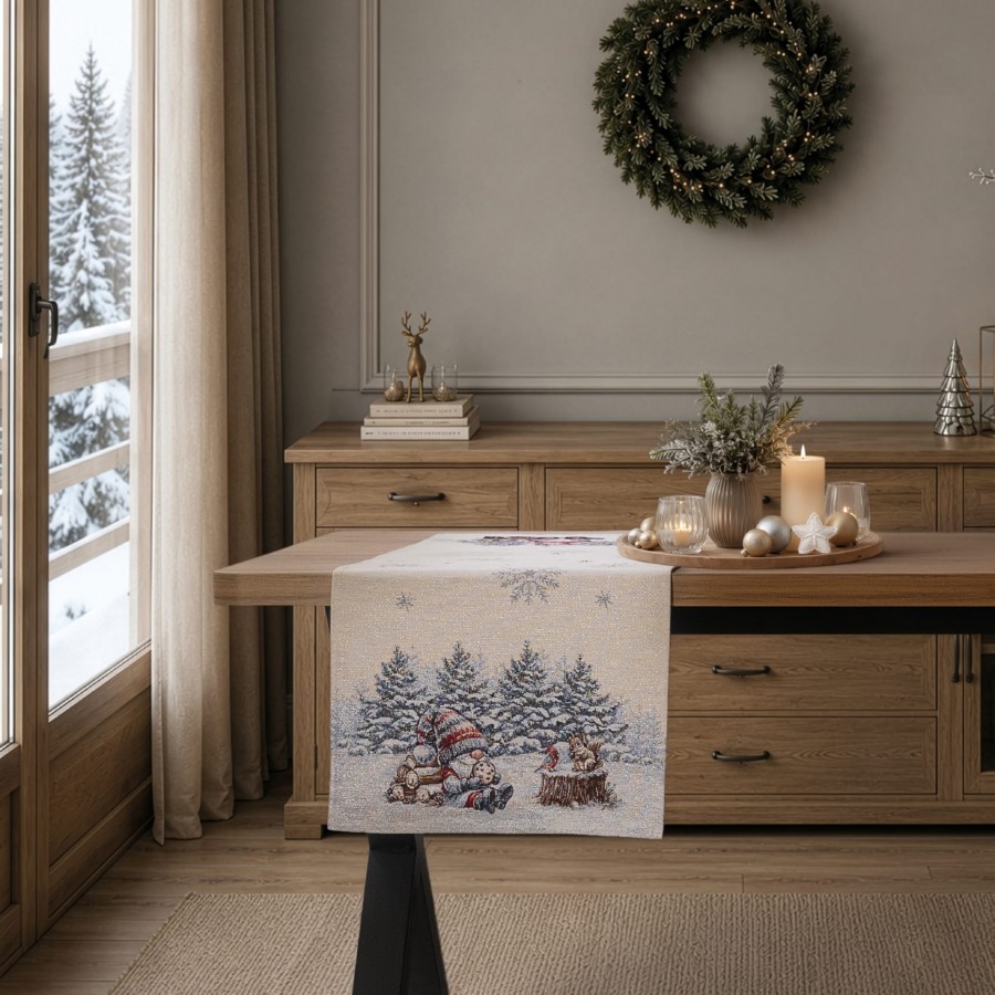 Teoran Τραβέρσα Στόφα 45x145 Christmas Herman