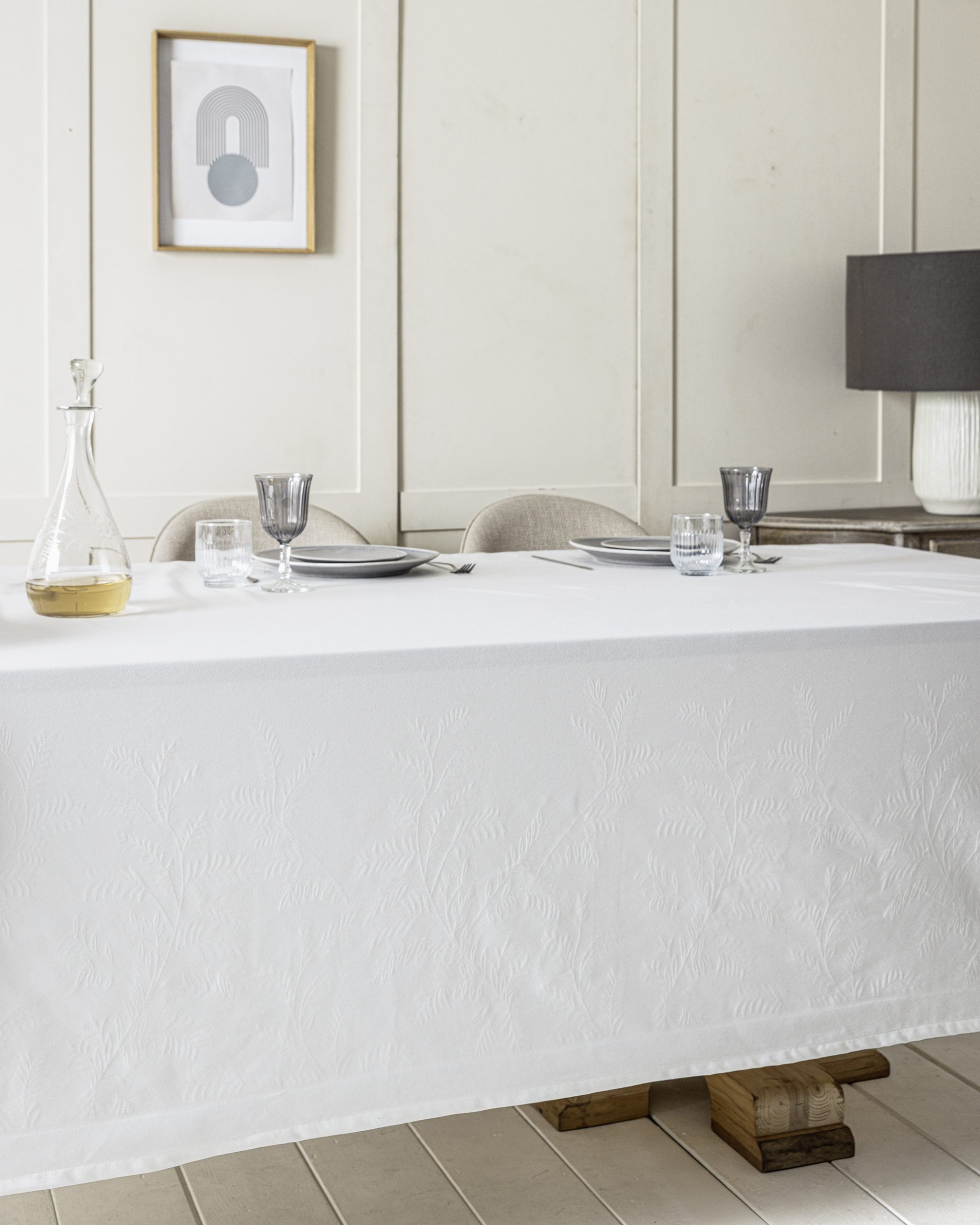 Nima Home Τραπεζομάντηλο Φαγητού 160x265 Lillian Off White