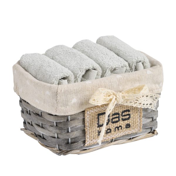 Das Home Σετ Πετσέτες Λαβέτες 4 Τμχ. 30x30 Soft 4002 - Image 5