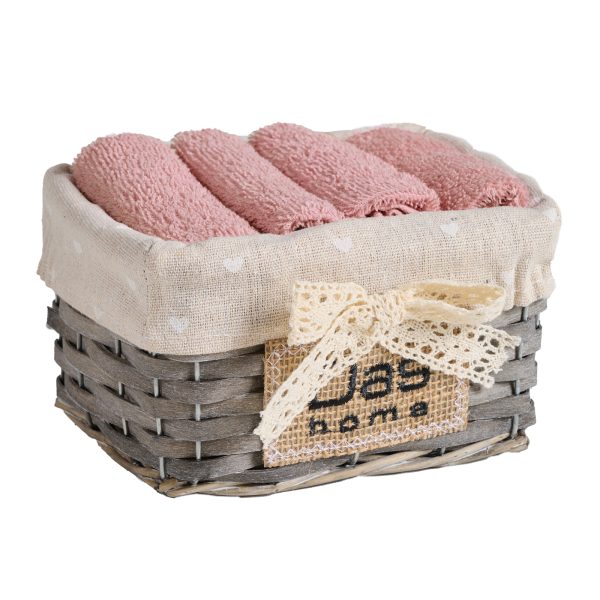 Das Home Σετ Πετσέτες Λαβέτες 4 Τμχ. 30x30 Soft 4003 - Image 5