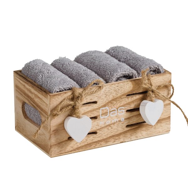 Das Home Σετ Πετσέτες Λαβέτες 4 Τμχ. 30x30 Soft 4005 - Image 5