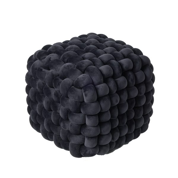 Das Home Διακοσμητικό Πουφ 43x43x40 2271 Black - Image 13