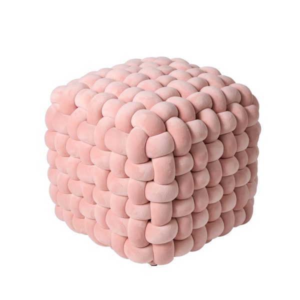 Das Home Διακοσμητικό Πουφ 43x43x40 2273 Nude - Image 13