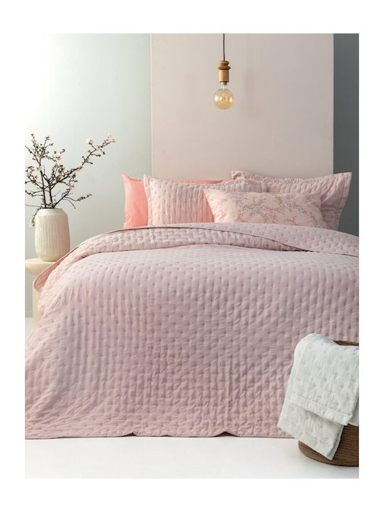 Palamaiki Κουβερλί King Size 260x240 Nico/2 Pink