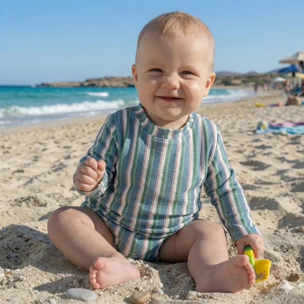 Walking Mum Μπλούζα Αντηλιακής Προστασίας Μακρύ Μανίκι Stripes - Image 5