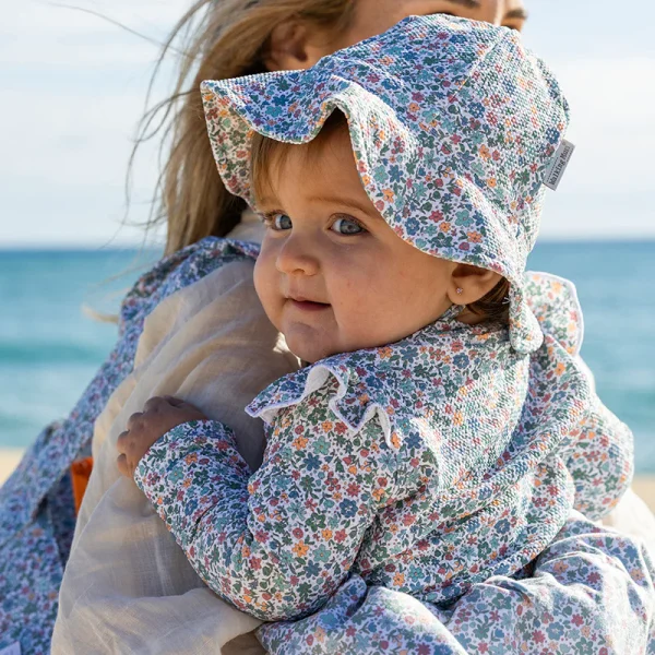 Walking Mum Μπλούζα Αντηλιακής Προστασίας Μακρύ Μανίκι Flowers - Image 5