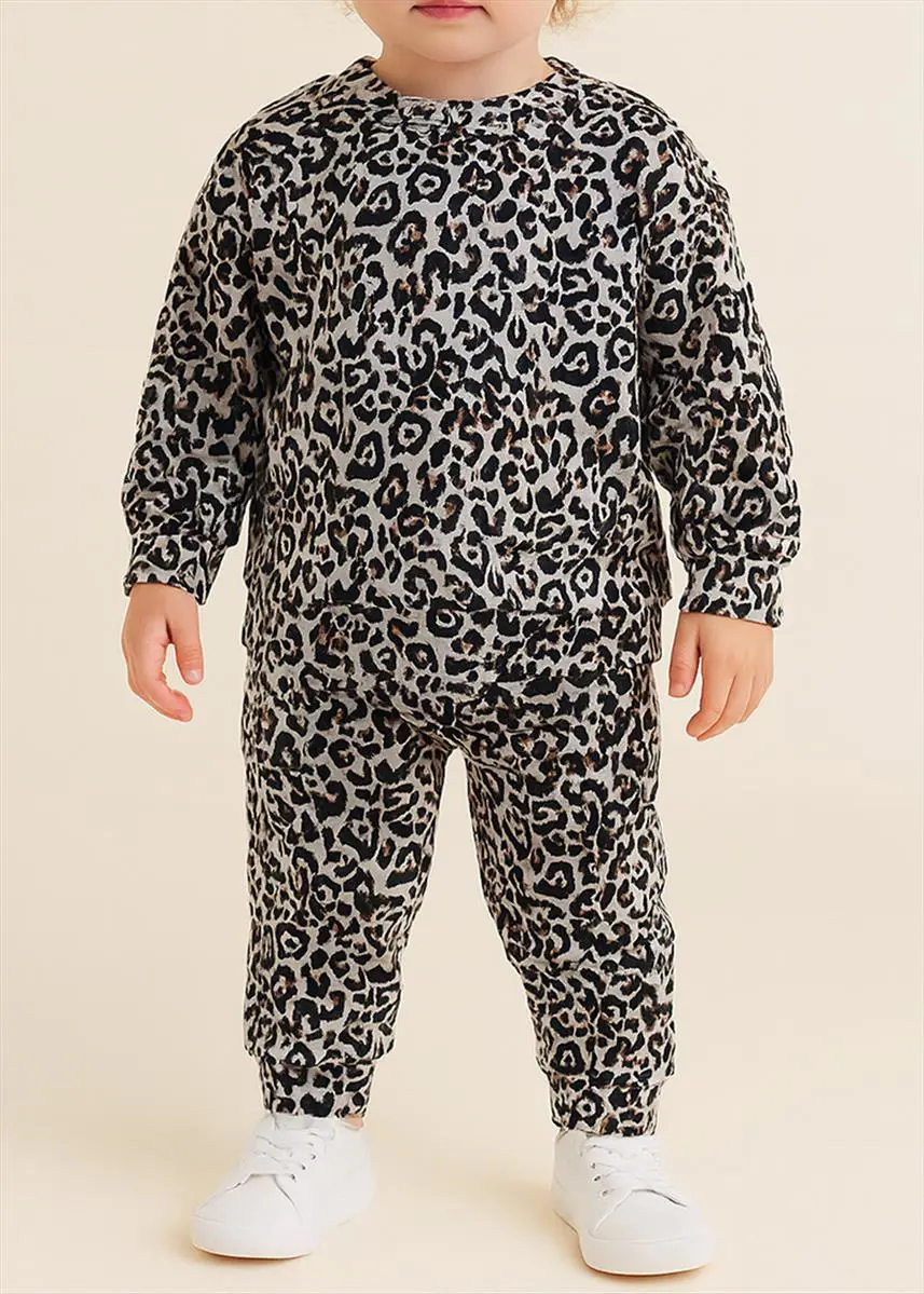 Prod Σετ Velour Φόρμα Animal Black 6730223
