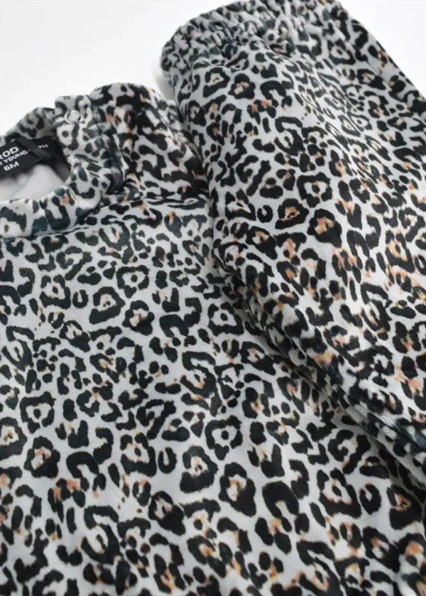 Prod Σετ Velour Φόρμα Animal Black 6730223 - Image 4