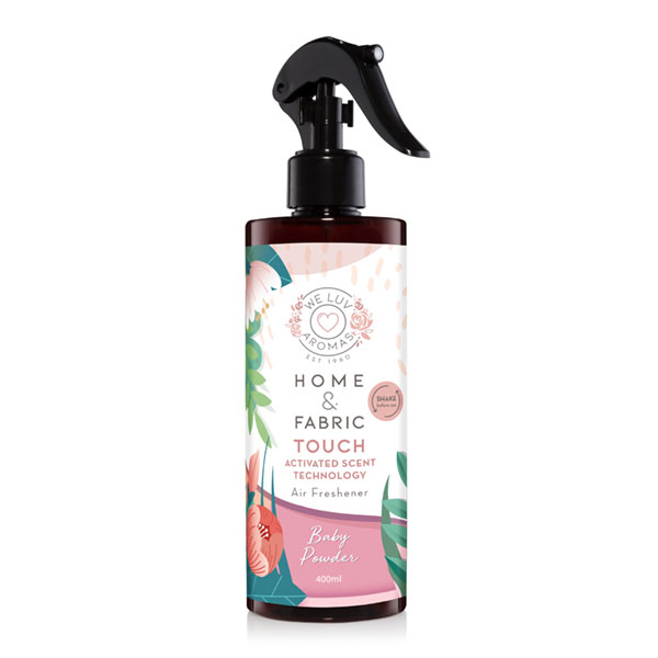 Home & Fabric Air Freshener Αρωματικό Χώρου + Υφασμάτων - Baby Powder 400ml