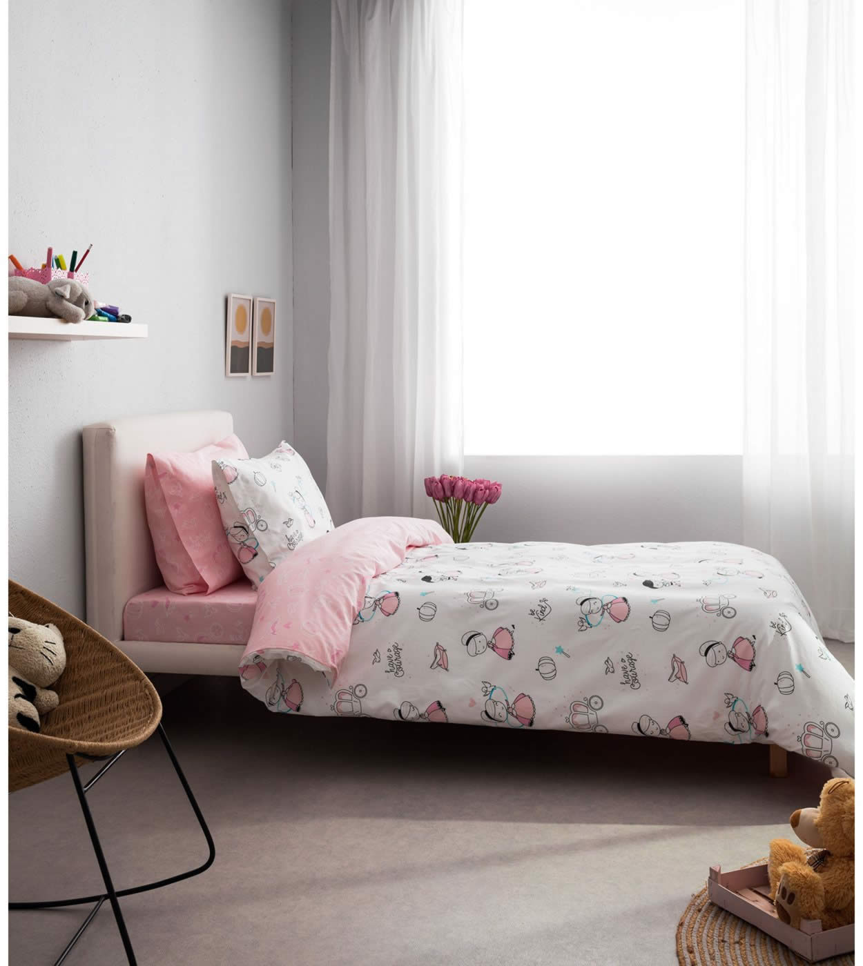Vesta Home Σετ Σεντόνια Μονά Με Λάστιχο 100x200+25 Cindy