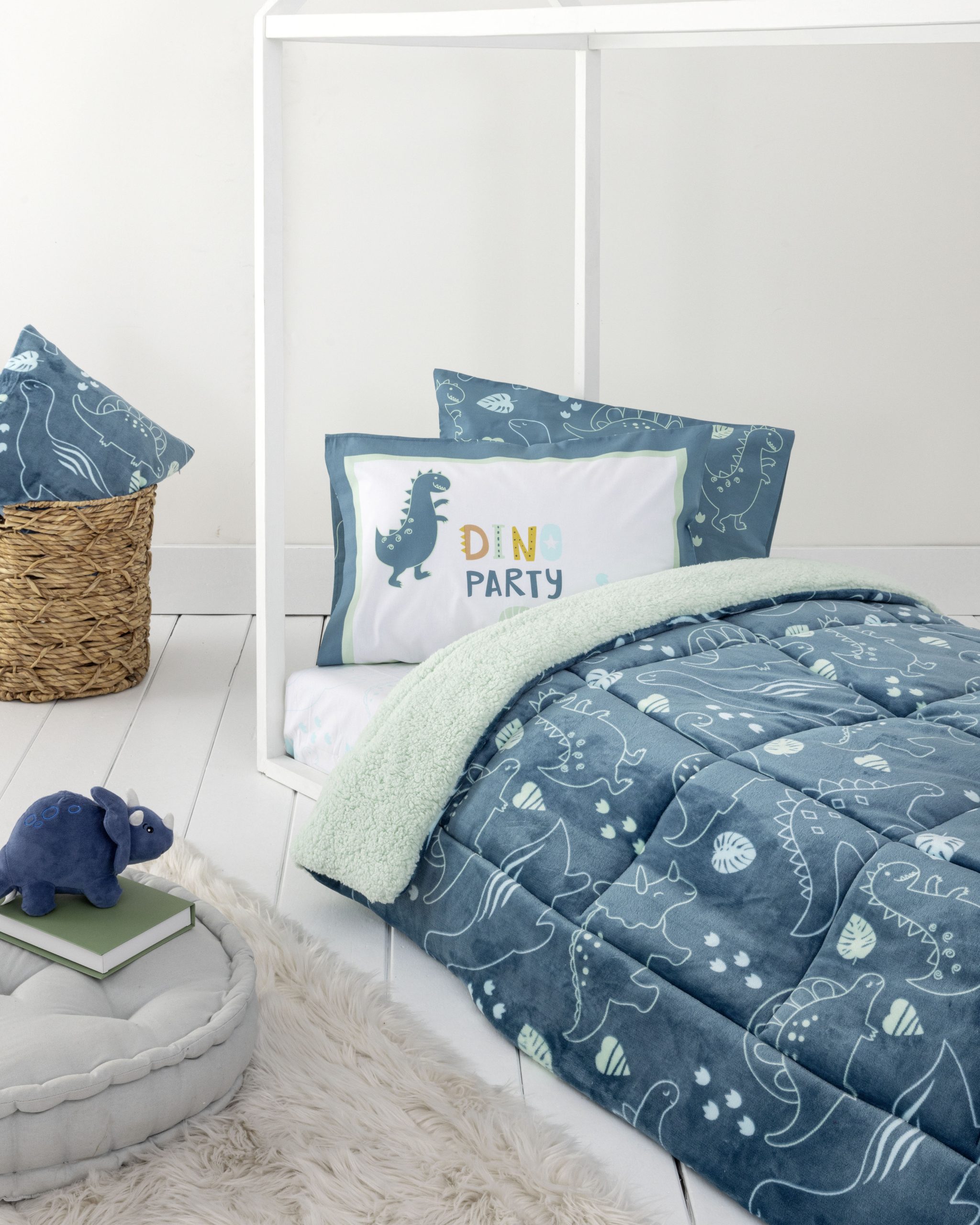 Nima Kids Κουβέρτοπάπλωμα Μονό 160x220 Dino Party