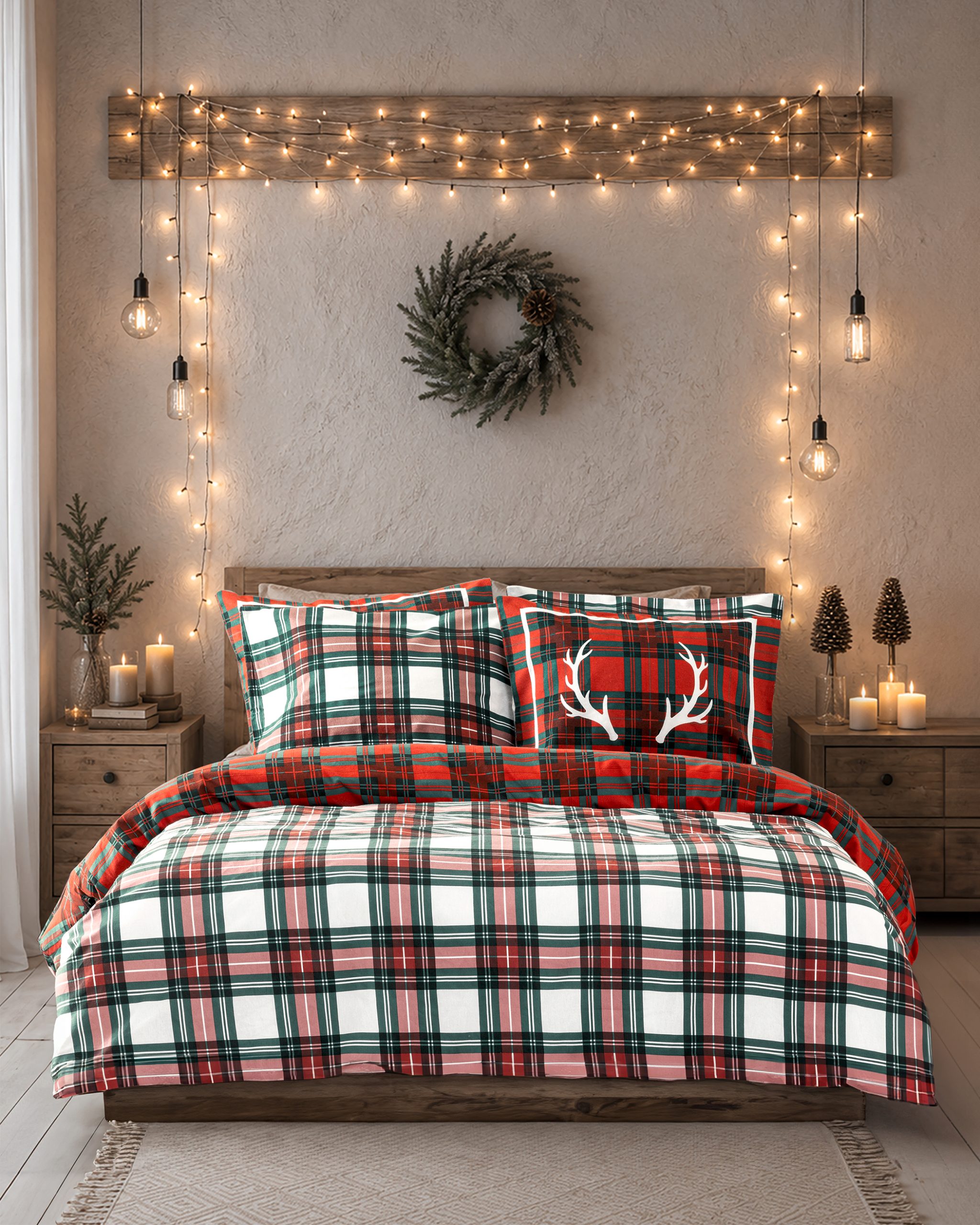 Nima Home Σετ Σεντόνια Φανελένια King Size 265x280 Hartford