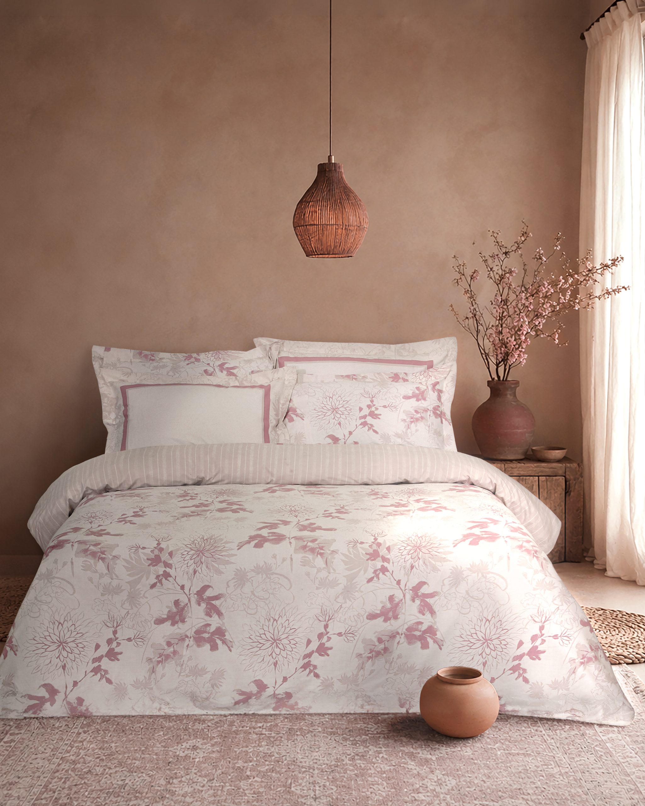 Nima Home Σετ Σεντόνια Μονά 170x260 Ember