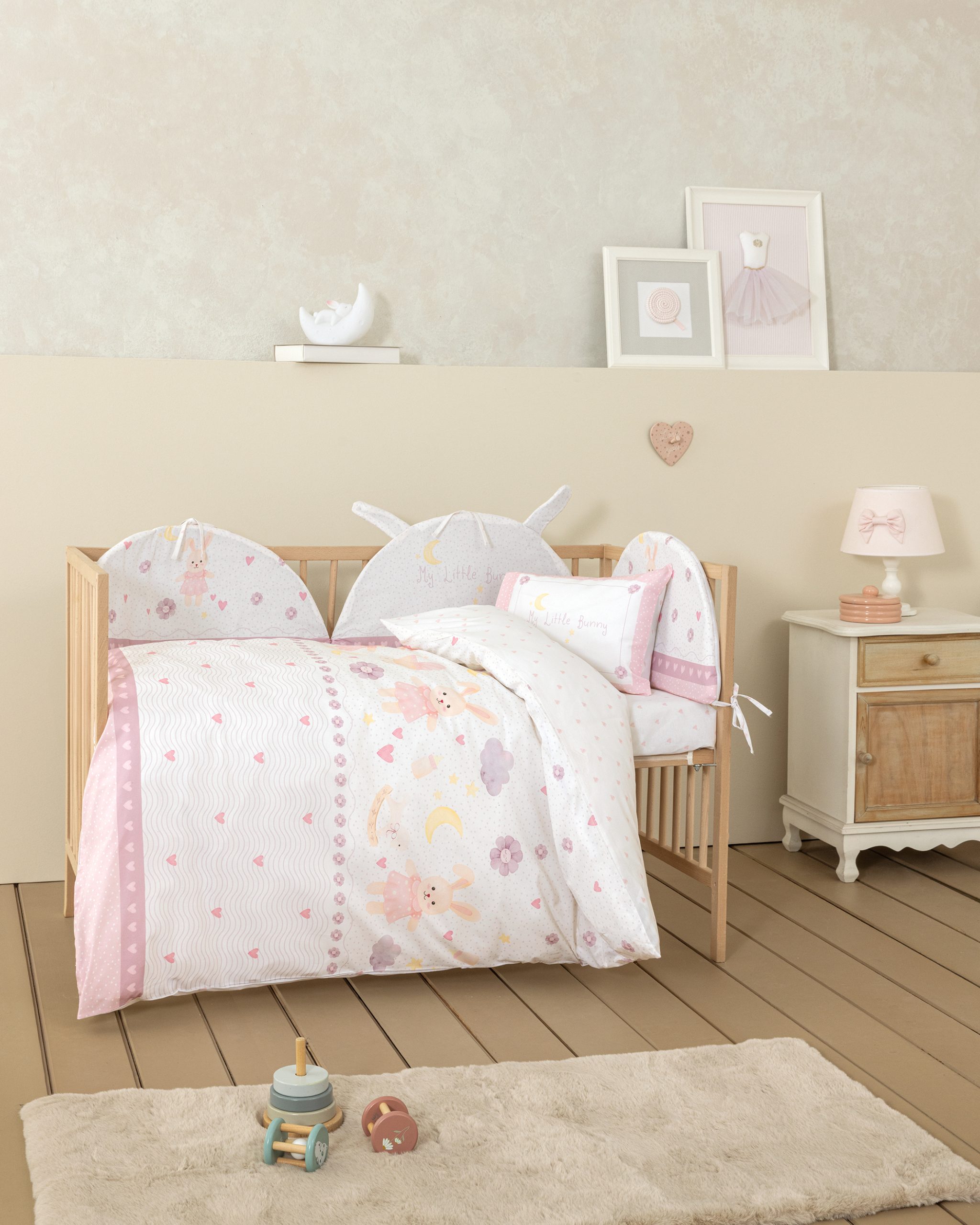 Nima Baby Πάντα Κούνιας 40x200 My Little Bunny