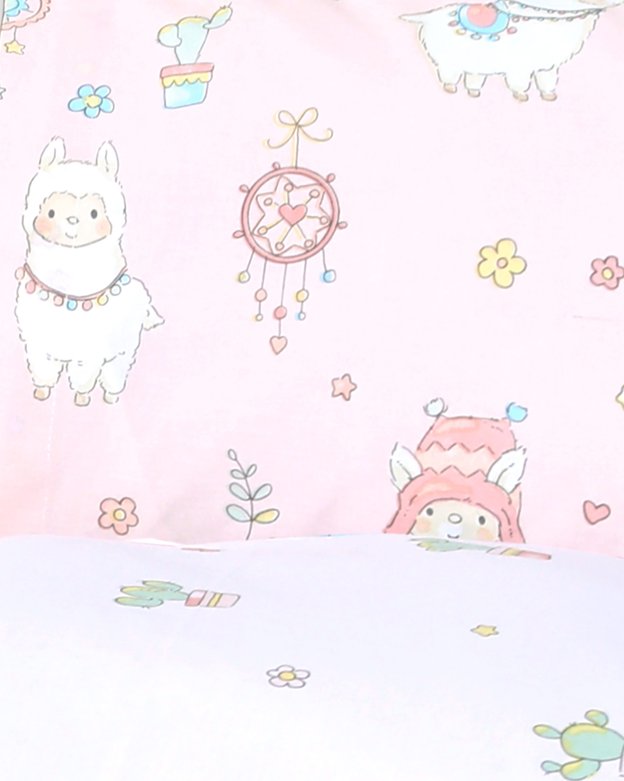 Kocoon Baby Σετ Σεντόνια Κούνιας 120x160 Pink Paca - Image 2