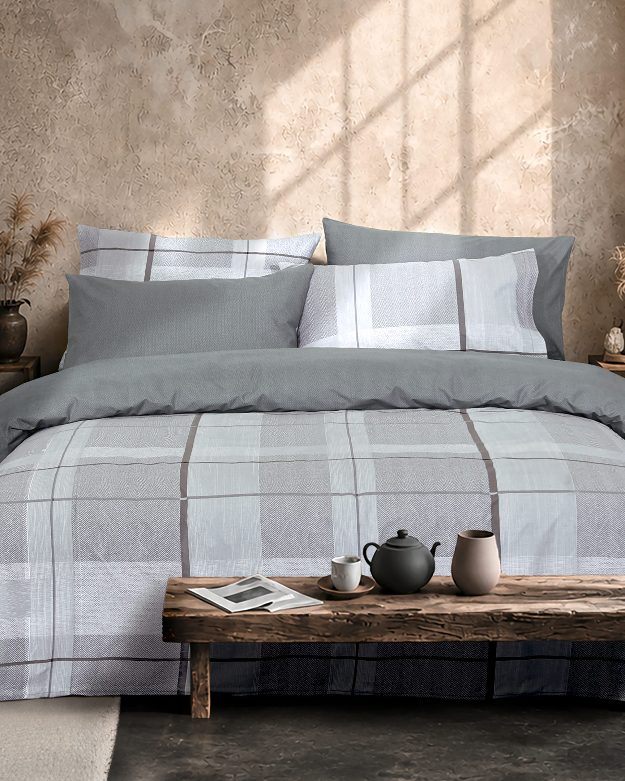 Nima Home Ζεύγος Μαξιλαροθήκες Ύπνου 52x72 Reevs