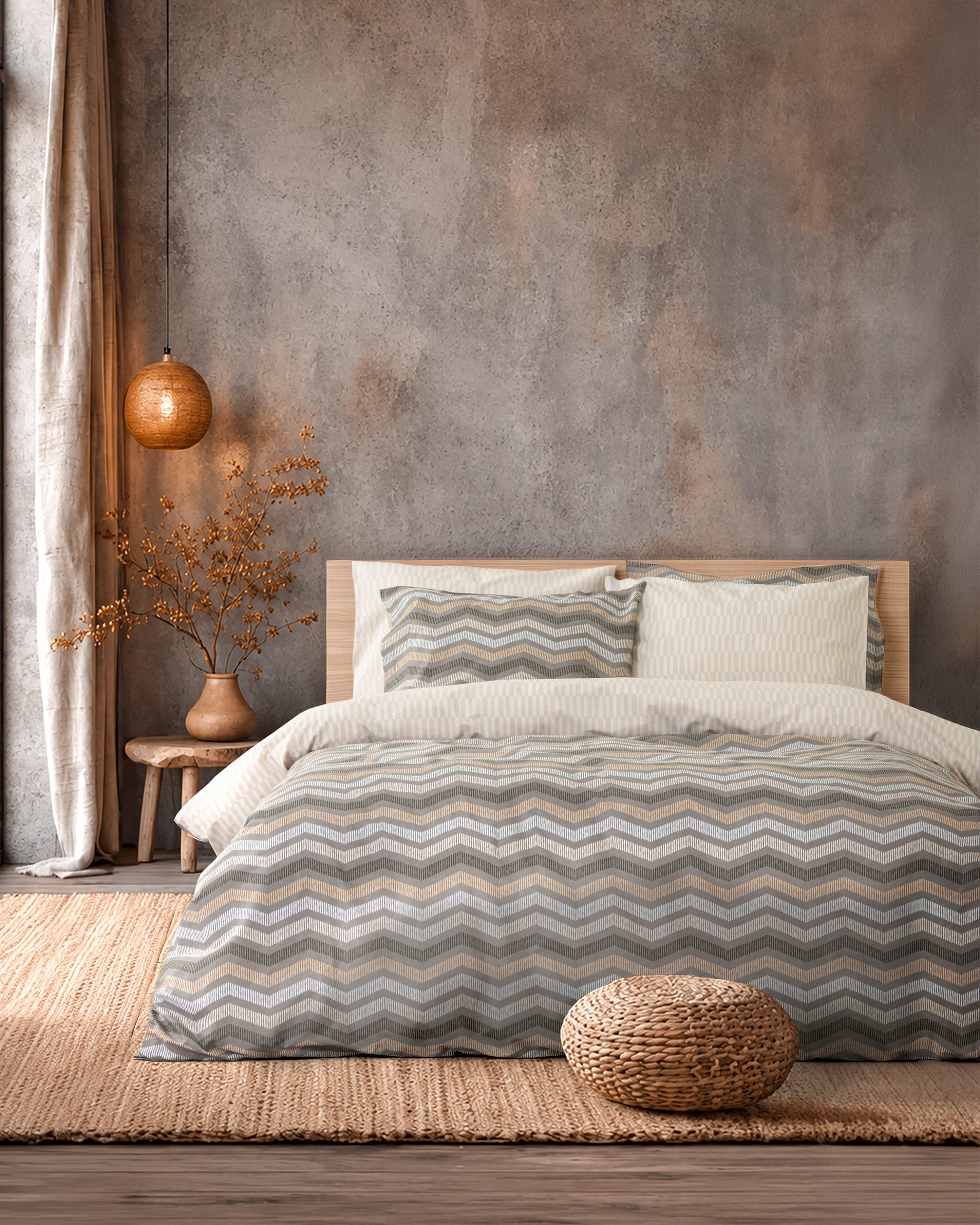 Nima Home Σετ Σεντόνια Υπέρδιπλα Με Λάστιχο 160x200+32 Tempo