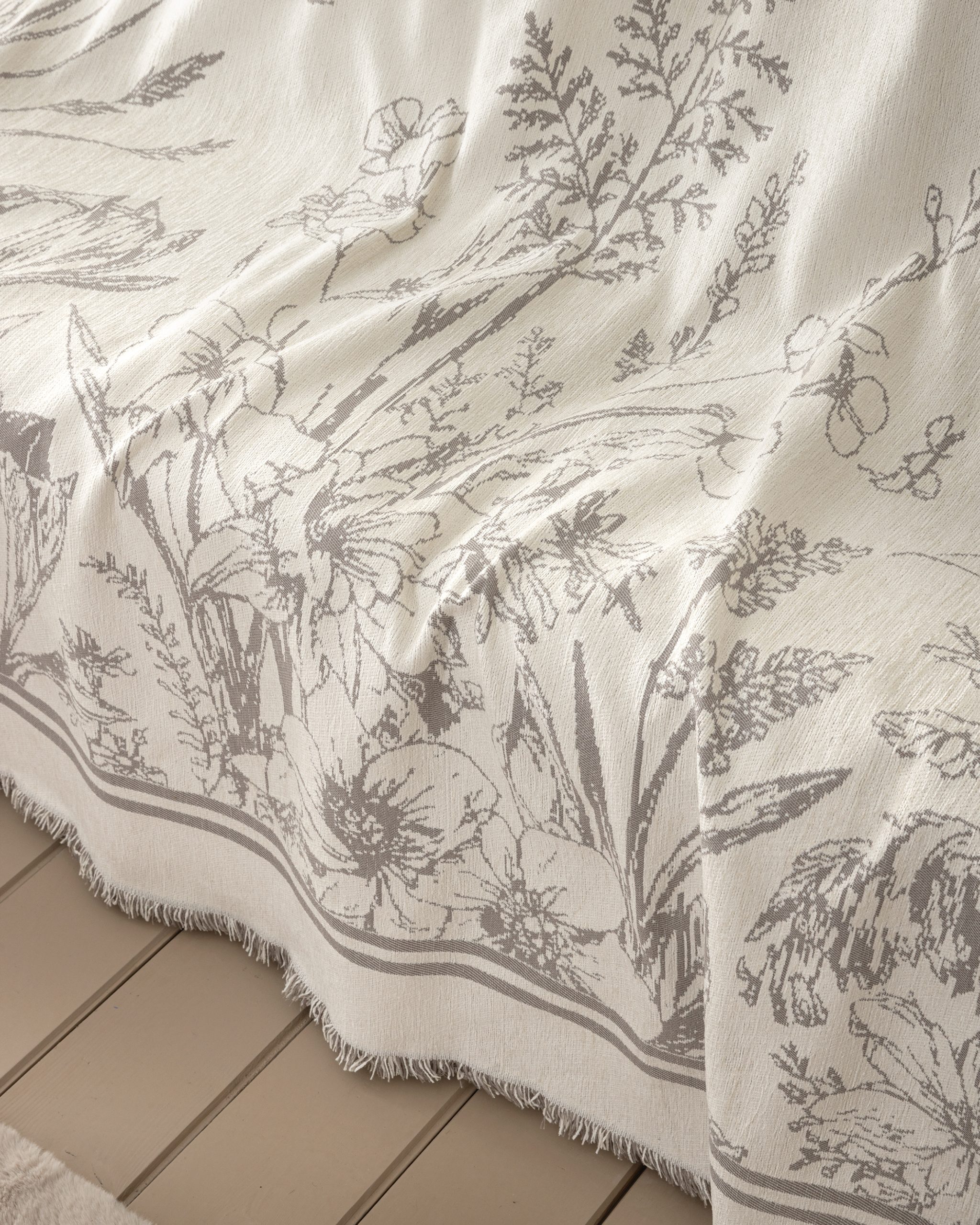 Nima Home Ριχτάρι Τετραθέσιου Καναπέ 180x350 Muse Ivory - Image 2
