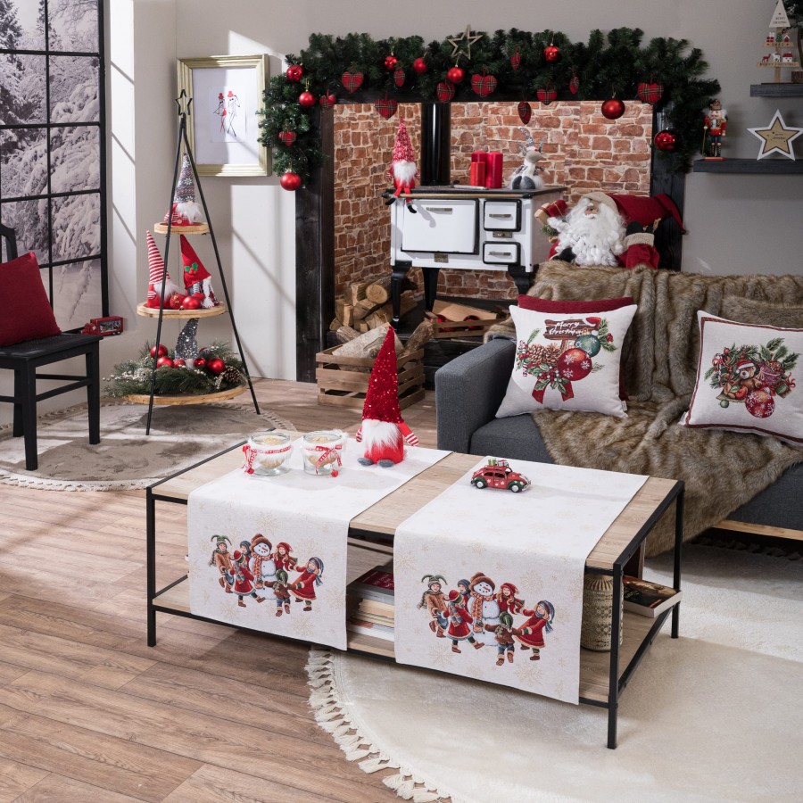 Teoran Τραβέρσα Στόφα 45x145 Christmas Stetten