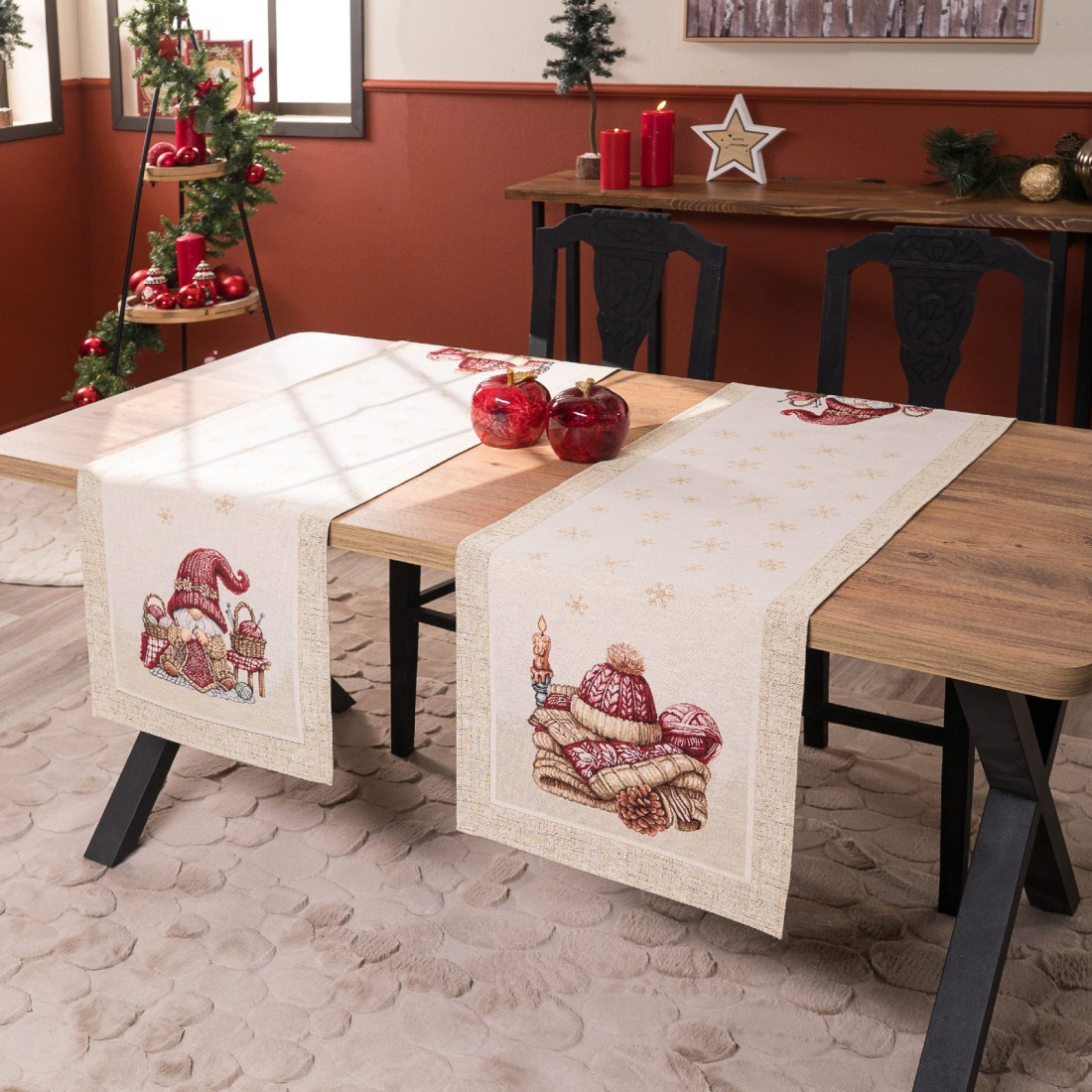 Teoran Τραβέρσα Στόφα 45x145 Christmas Velbert - Image 2