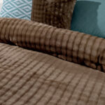 Lino Home Κουβερτοπάπλωμα Υπέρδιπλο 220x240 Kvall Beige - Image 2