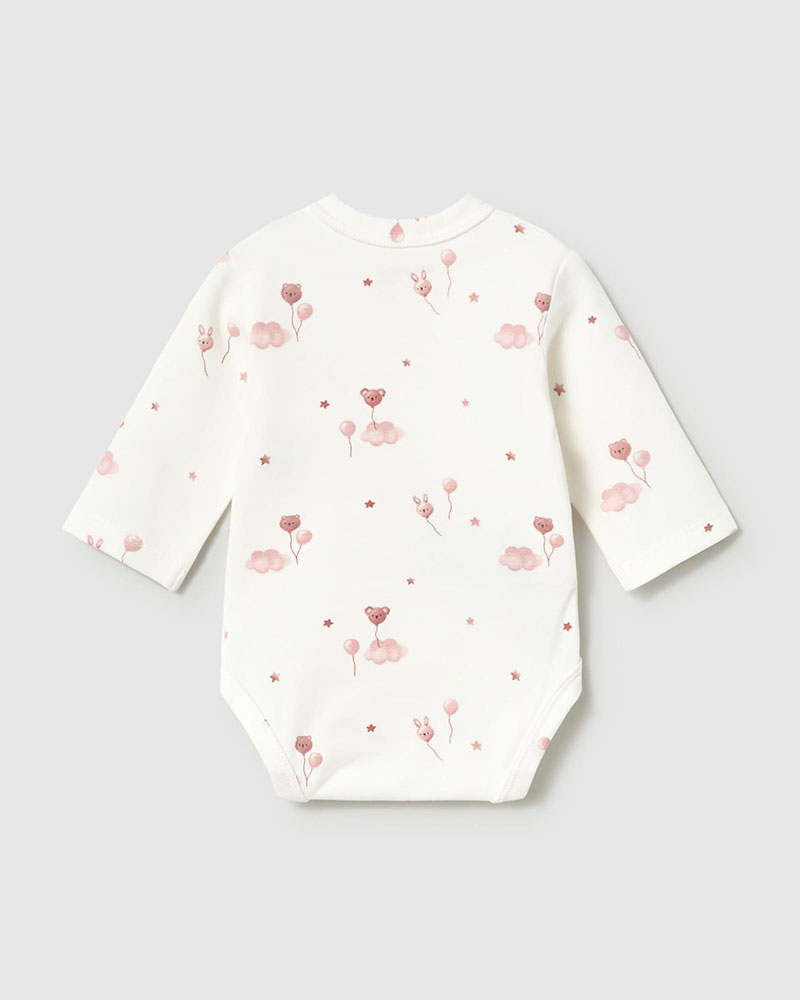 Mayoral Σετ Φανελάκι Κορμάκι Βρεφικό 2 Τμχ. 2747 58 Rosa Baby - Image 2