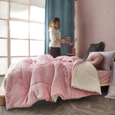 Διακοσμητική μαξιλαροθήκη Desire blanket  50x50 DESIRE Pink Palamaiki